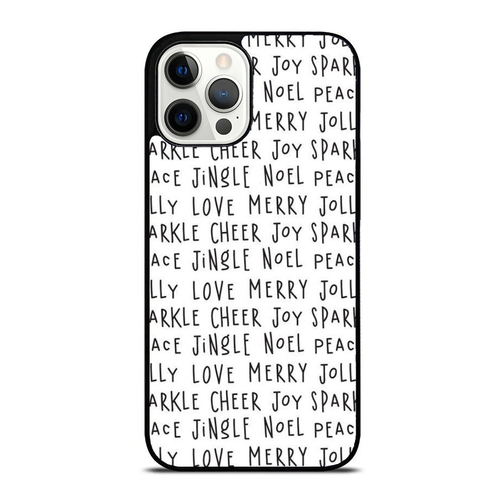 Christmas Text Phrases iPhone Case